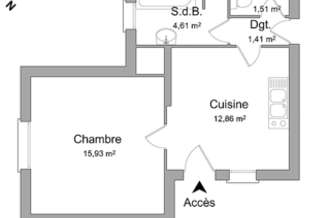 Montpellier 1 bedroom Apartment