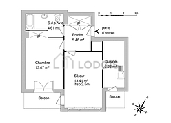 Apartamento Hôpitaux-Facultés - Cuarto de baño