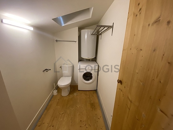 Toilets separated from the bathroom