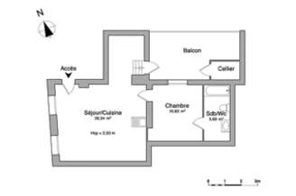 Appartement meublé 1 chambre Montpellier