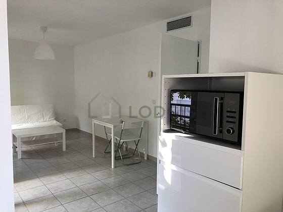 Living room furnished with 1 sofabed(s) of 120cm, sofa, coffee table, 1 chair(s)