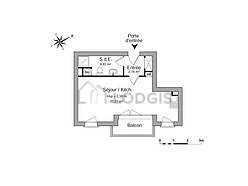 Appartement Centre ville - Salle de bain