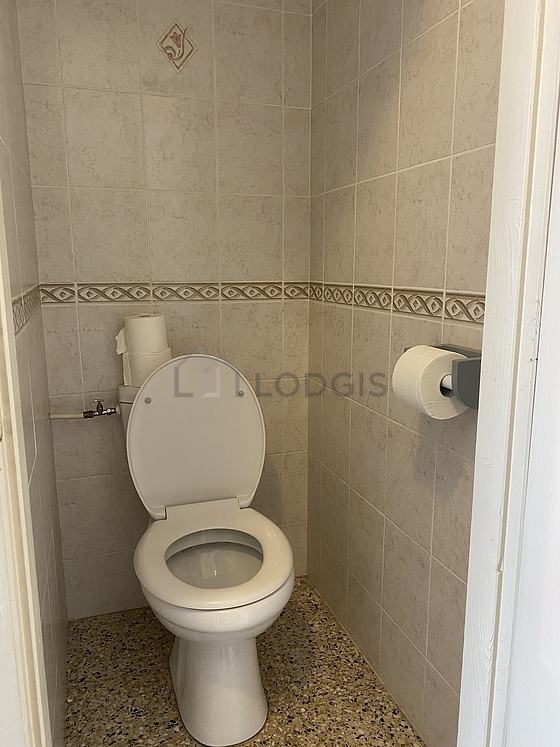 Toilets separated from the bathroom
