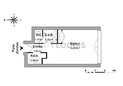 Wohnung Centre ville - Badezimmer