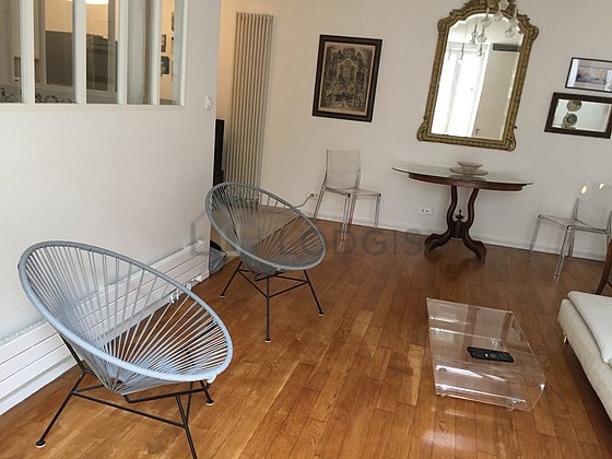 Magnifique séjour très calme et très lumineux d'un appartement à Paris