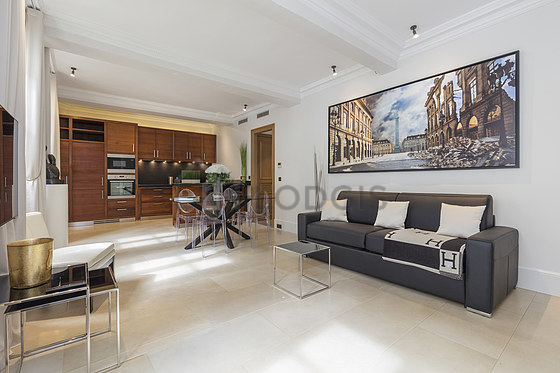 Very bright living room