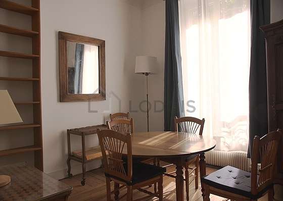 Great dining room with woodenfloor for 4 person(s)