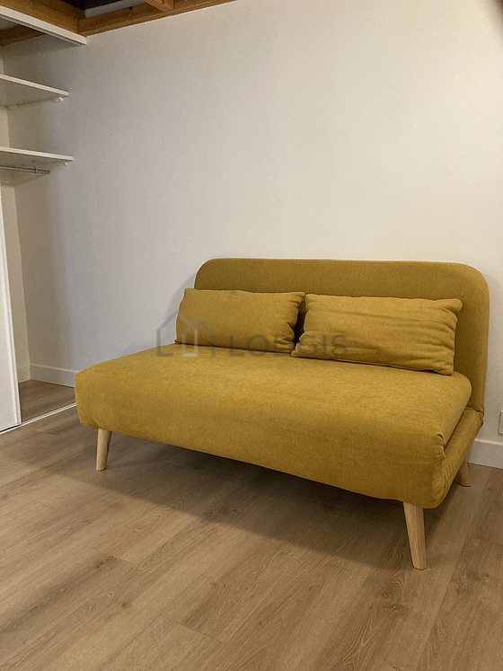 Living room with windows