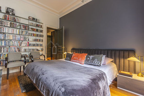 Bedroom with windows
