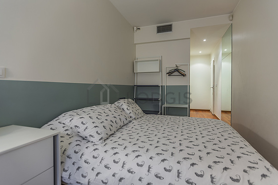 Bedroom with windows