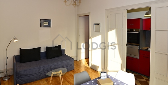 Séjour d'un appartement à Paris