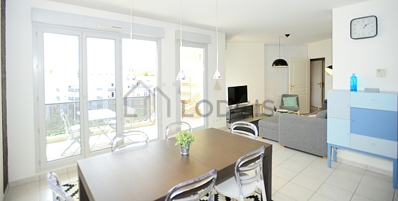 Séjour d'un appartement à Paris