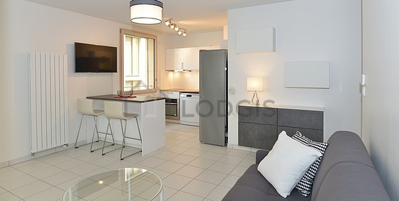 Séjour d'un appartement à Paris