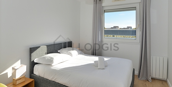 Bedroom with double-glazed windows