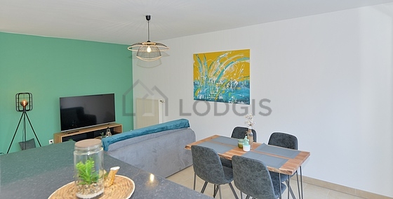 Séjour d'un appartement à Paris