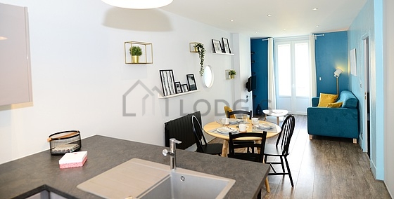 Living room with double-glazed windows