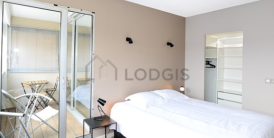 Bedroom with double-glazed windows