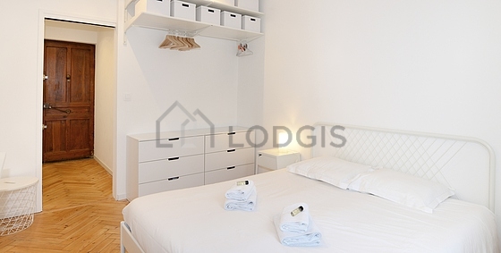 Bedroom with windows