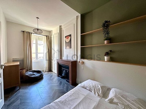 Bedroom with double-glazed windows
