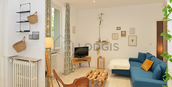 Séjour d'un appartement à Paris