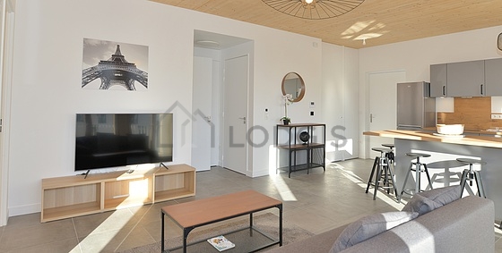 Living room with double-glazed windows