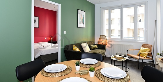 Séjour d'un appartement à Paris