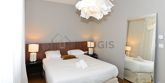 Bedroom with double-glazed windows