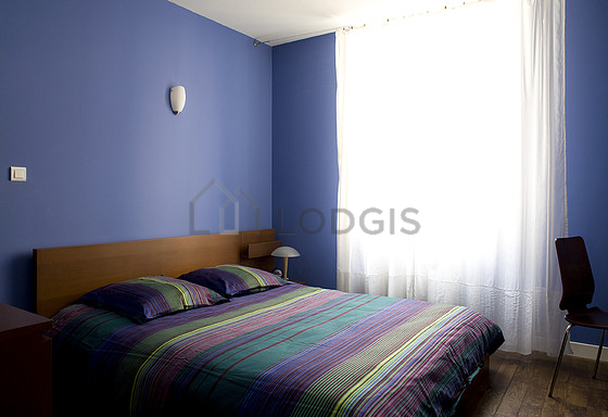 Bedroom with double-glazed windows