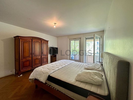 Bedroom with double-glazed windows