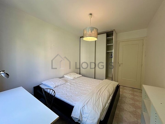 Bedroom with double-glazed windows
