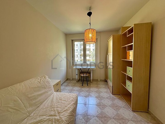 Bedroom with double-glazed windows