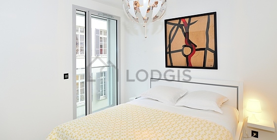 Bedroom with windows