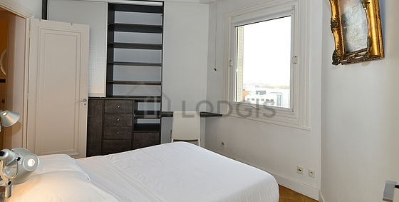 Bedroom with windows