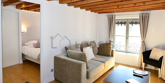 Séjour d'un appartement à Paris