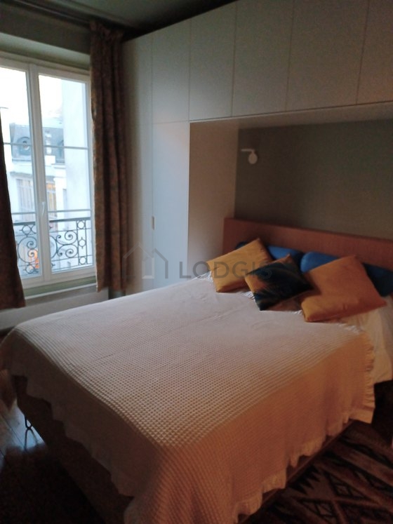 Bedroom with windows