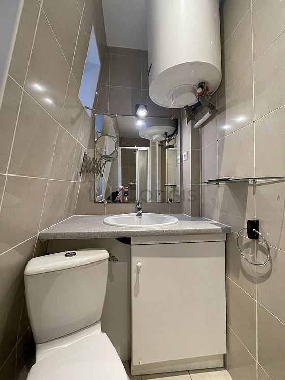 Bathroom equipped with toilet