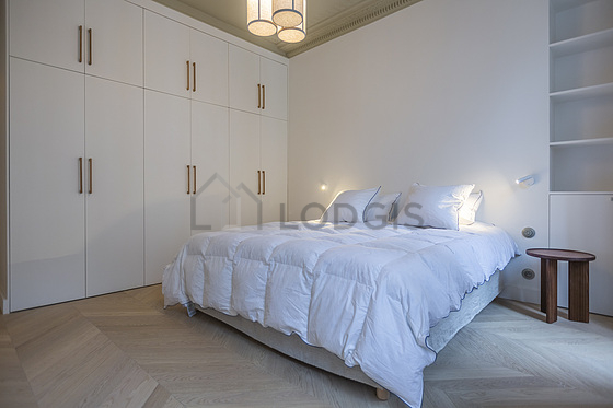 Bedroom with windows