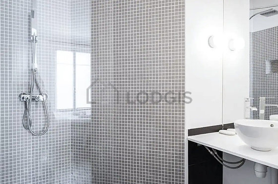 Bathroom equipped with separate shower