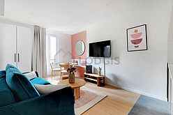 Wohnung Paris 18° - Wohnzimmer