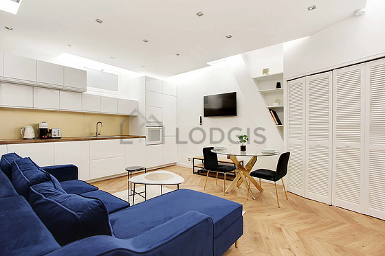 Séjour d'un appartement à Paris