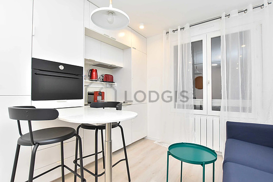 Living room furnished with tv