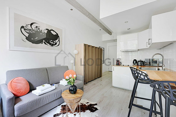Séjour d'un appartement à Paris