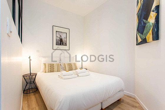 Bedroom with windows