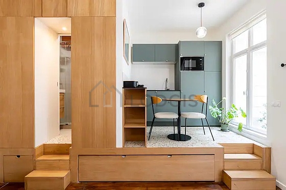Séjour d'un appartement à Paris
