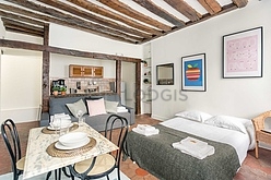 アパルトマン パリ 4区 - リビングルーム