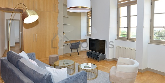 Living room with double-glazed windows