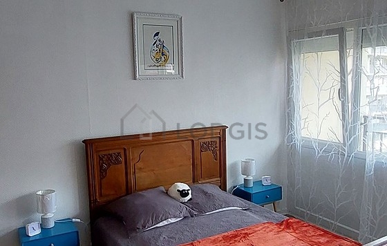 Bedroom with double-glazed windows