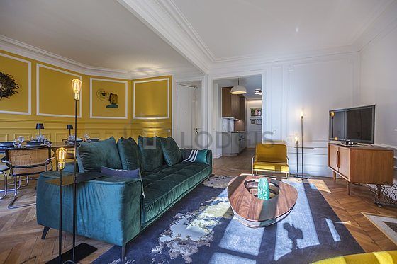 Living room with double-glazed windows