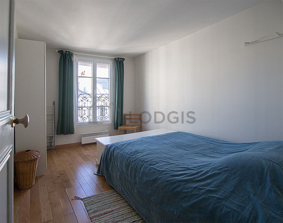 Bedroom with windows