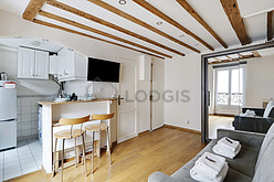 Wohnung Paris 10° - Wohnzimmer